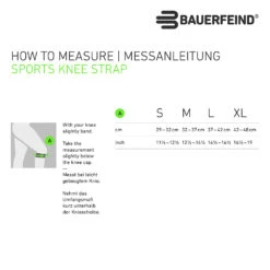 Bauerfeind SPORTS KNEE STRAP -Bauerfeind Verkaufsgeschäft BA000000030 195 07